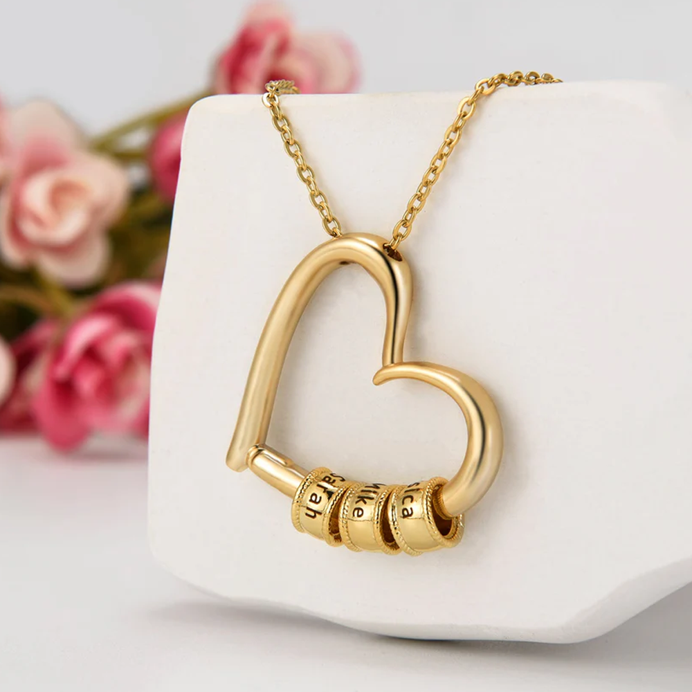 To My Best Mom - Family Necklace - Gold