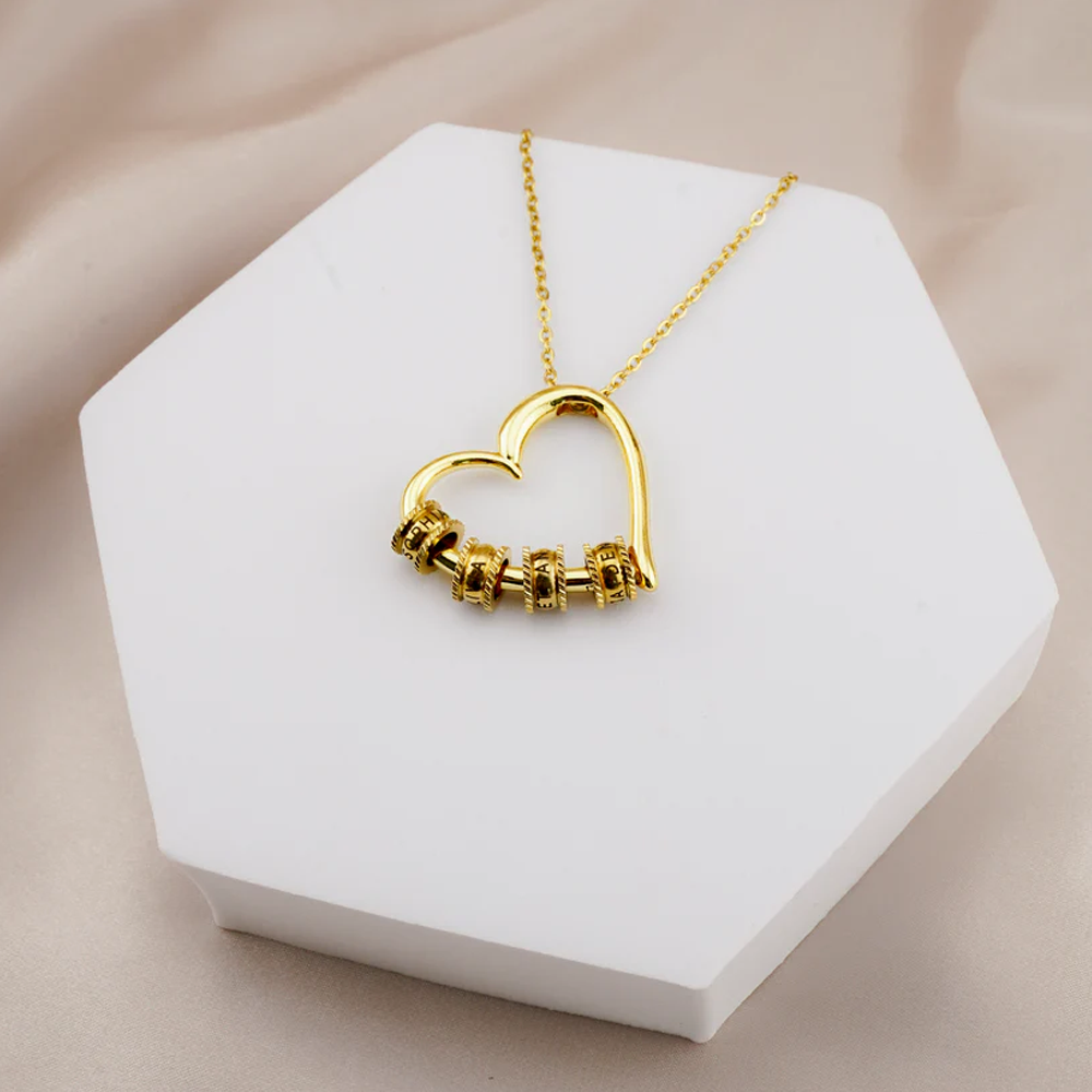 To My Best Mum - Family Necklace - Gold