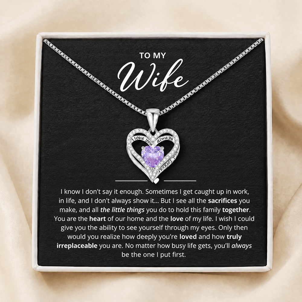 To My Wife – Love You Forever Necklace