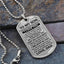 To my Son - Military tag