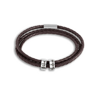 Man leather bracelet - Keep me always with you