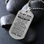 To my Son - Military tag