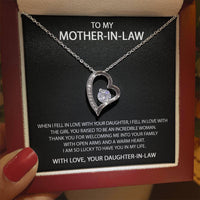 To my Mother-In-Law - Heart necklace