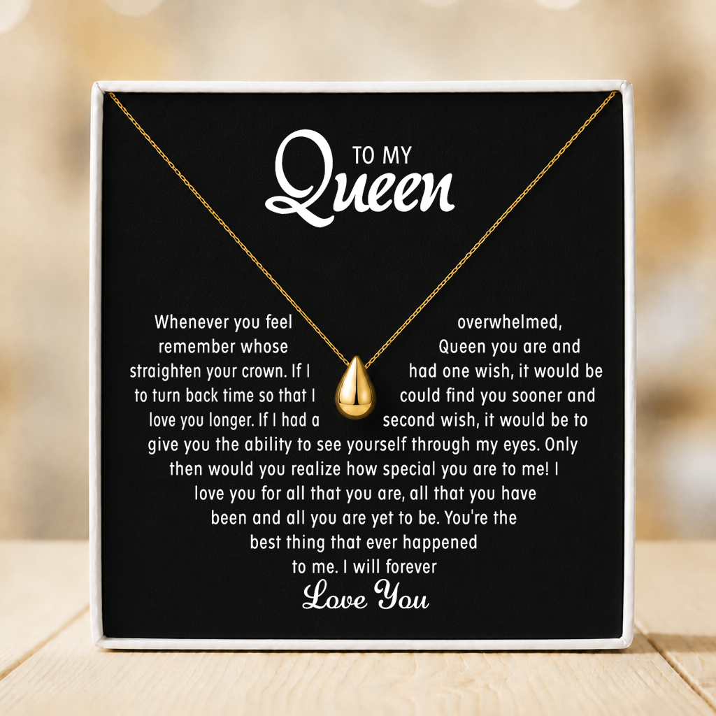 To My Queen – Love You Forever Necklace