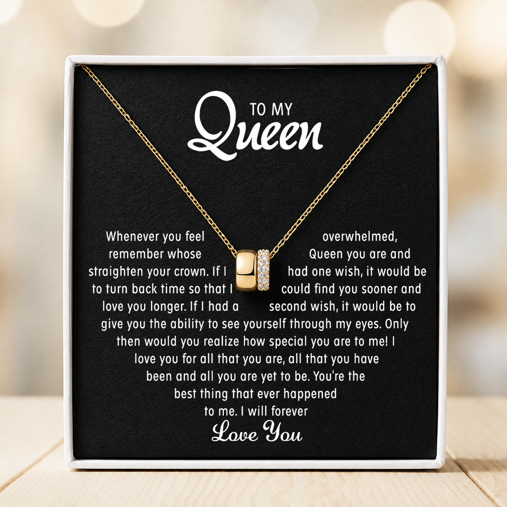 To My Queen – Love You Forever Necklace