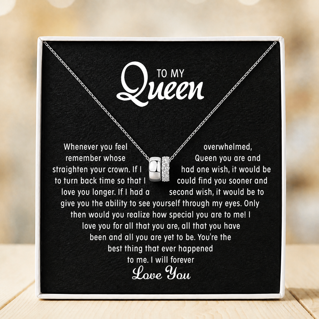 To My Queen – Love You Forever Necklace