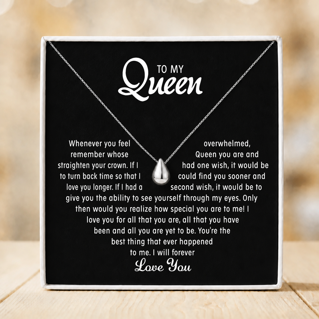 To My Queen – Love You Forever Necklace