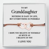 To my Granddaughter - Always my baby girl - Rose Gold