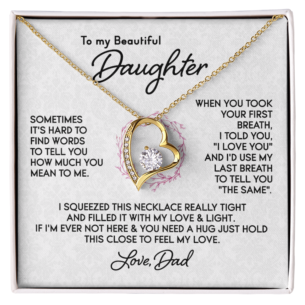 To My Beautiful Daughter - From Dad