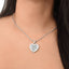 To my Daughter - “Never forget that I love you”, heart necklace