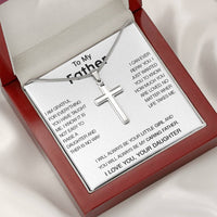 To my Dad - Luxury cross necklace