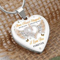 Heart necklace - I love you forever