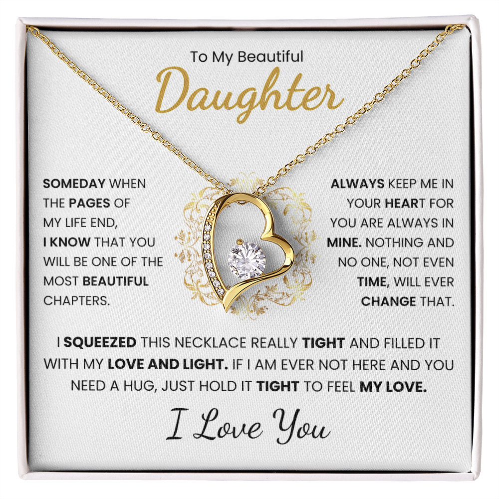 To my Daughter - Pendant necklace