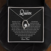 To my Queen – Love Heart Necklace