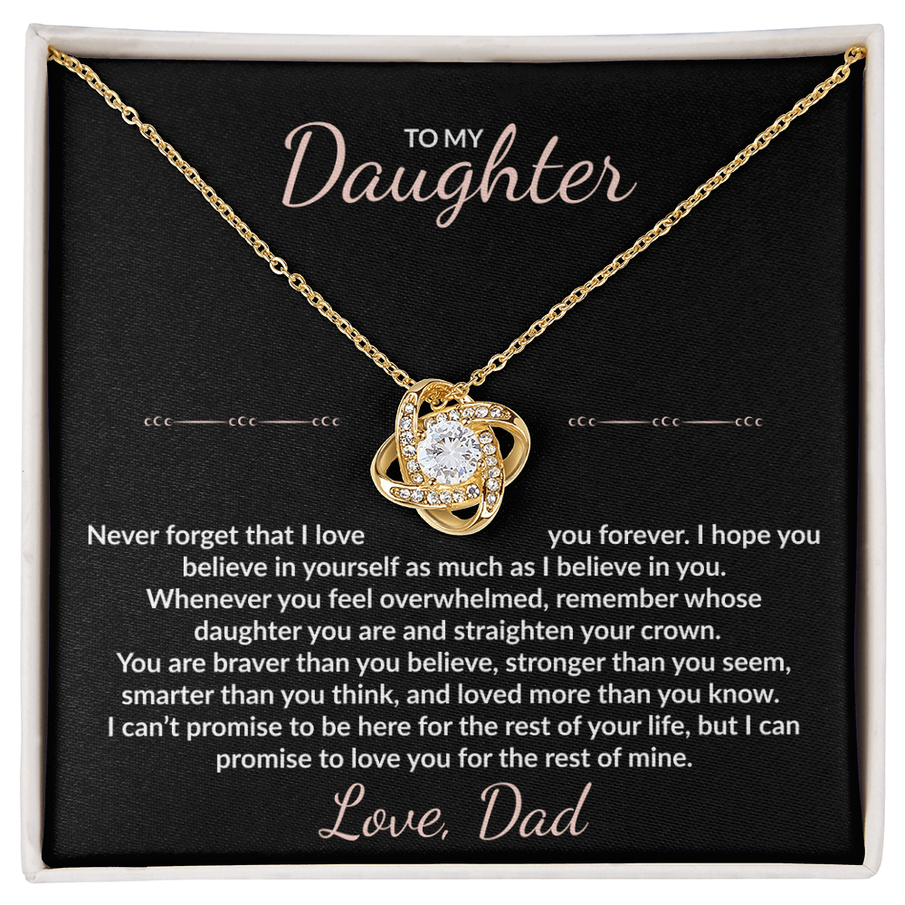 To My Daughter – Unbreakable Bond Necklace