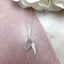 Angel wing necklace - I will keep you in my heart