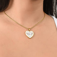 Heart necklace - I love you forever