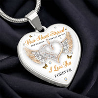 Heart necklace - I love you forever