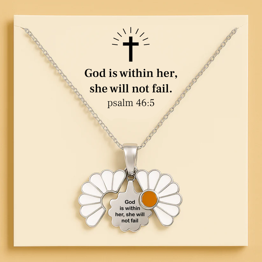 Strength Necklace - She will not fail