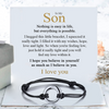 To my Son - Circle bracelet