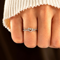 To my Daughter - Knot ring