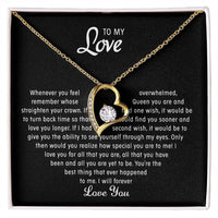 To my Love - Heart necklace