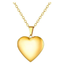 A bit of my heart is in heaven - Medallion heart - Gold