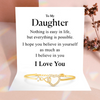 To my Daughter - Infinity Gold Bracelet