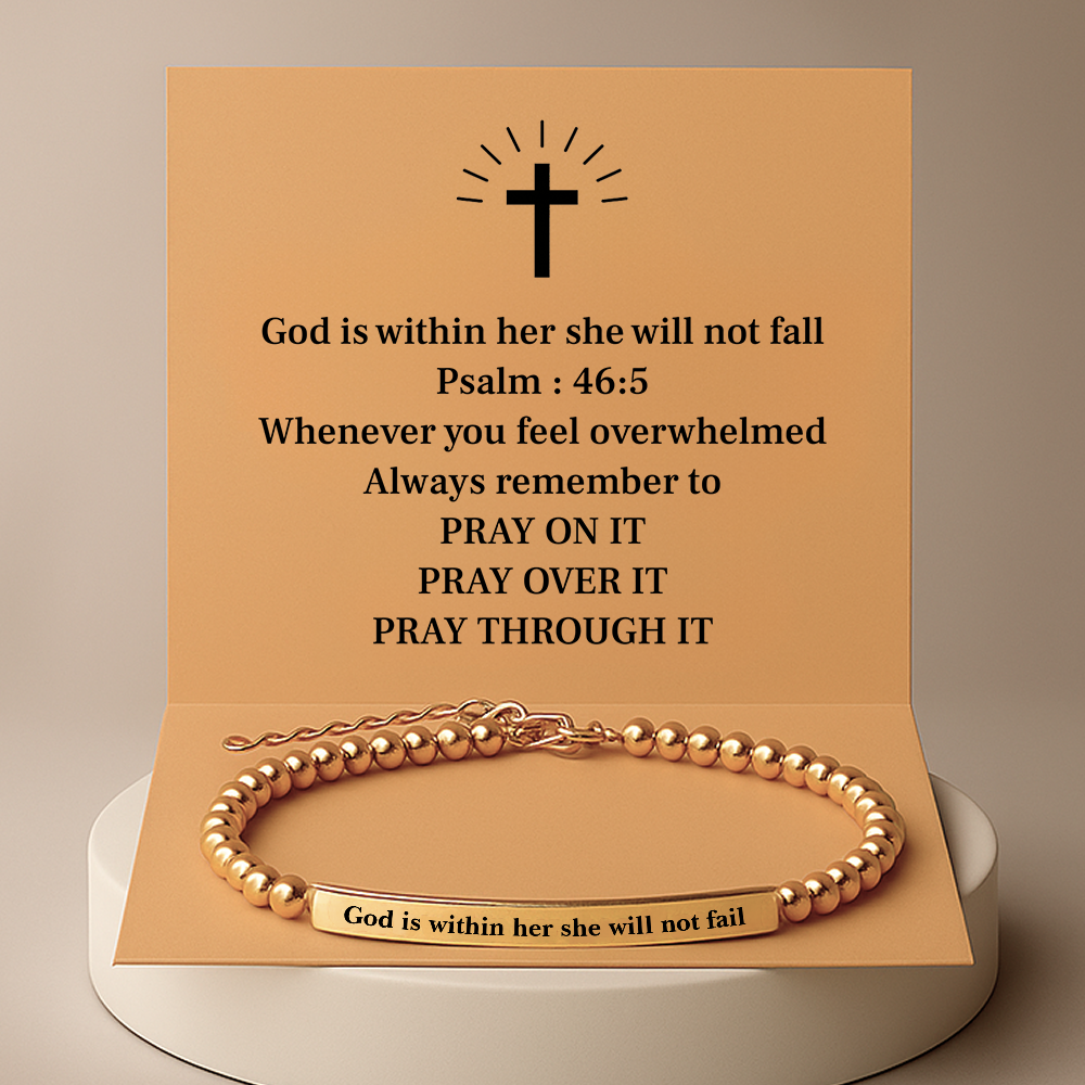 Faith Bracelet - God is within her