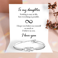 To my Daughter bracelet - Infinity