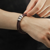 Man leather bracelet - Keep me always with you