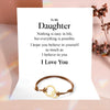 Family bracelet - To my Son or Daughter - Gold