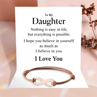 Infinity bracelet - To my Son or Daughter