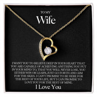 To my Wife - Never forget that I love you - Gold