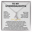 To my Granddaughter - Love pendant necklace