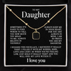 To my Daughter - Necklace - Gold