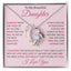 To my Daughter - Heart necklace