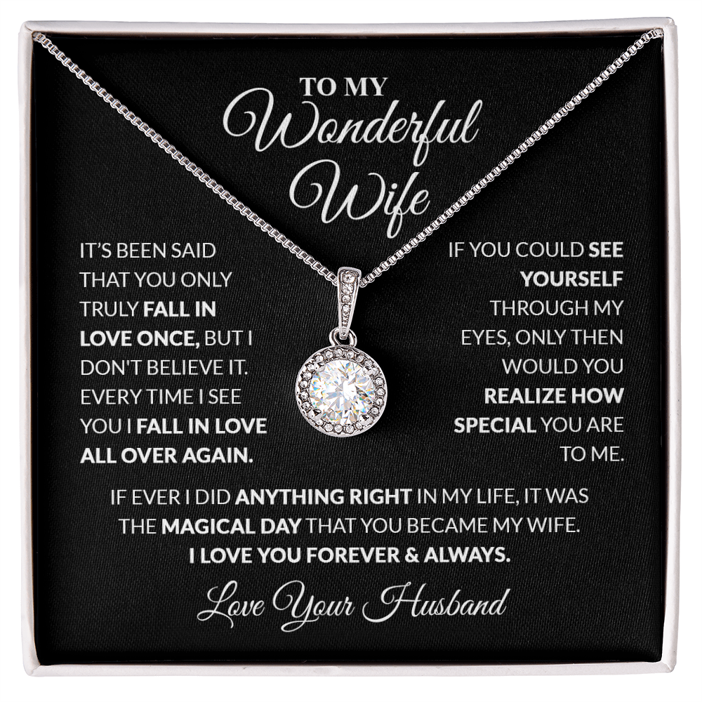 To My Wonderful Wife - Love, Your Husband