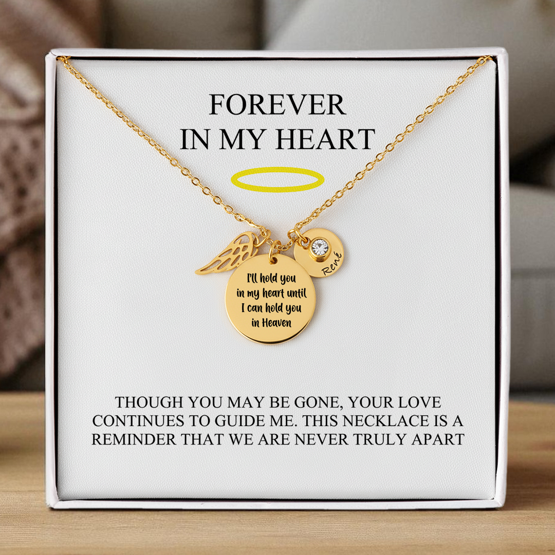 I will hold you forever in my heart - Necklace