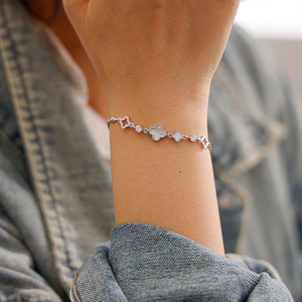 Sterling Silver Amber Bracelet