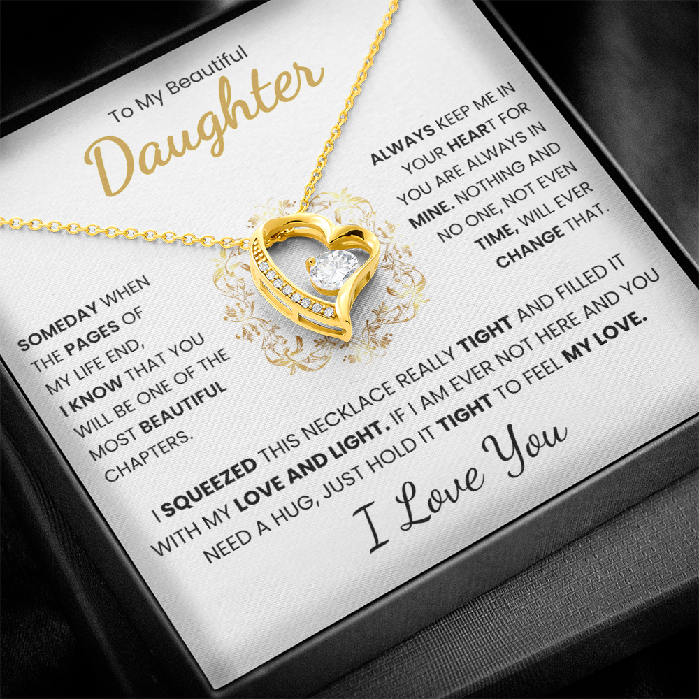 To my Daughter - Pendant necklace