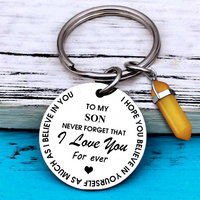 Family keychain - Never forget my love