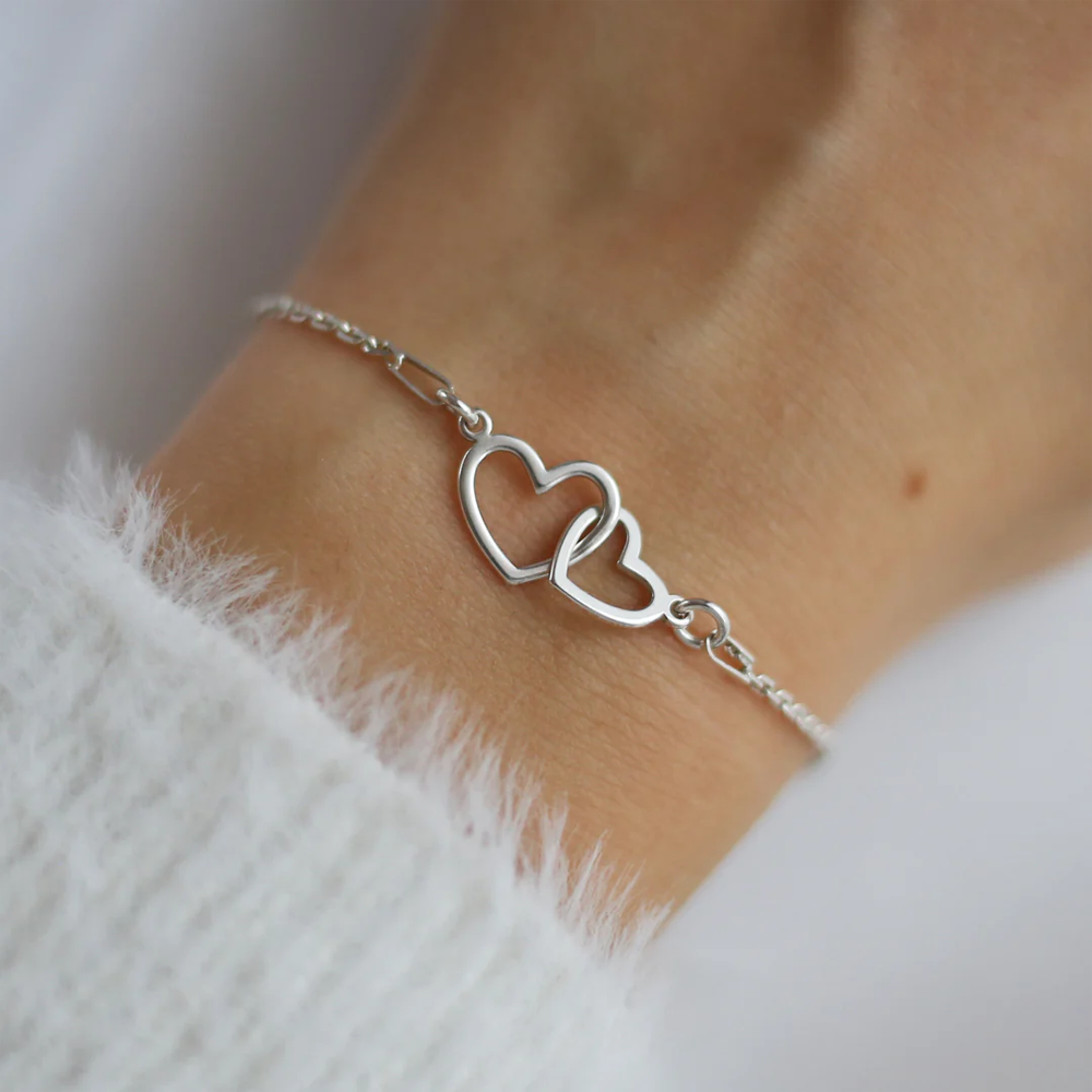 To my Daughter - Love Hearts Bracelet