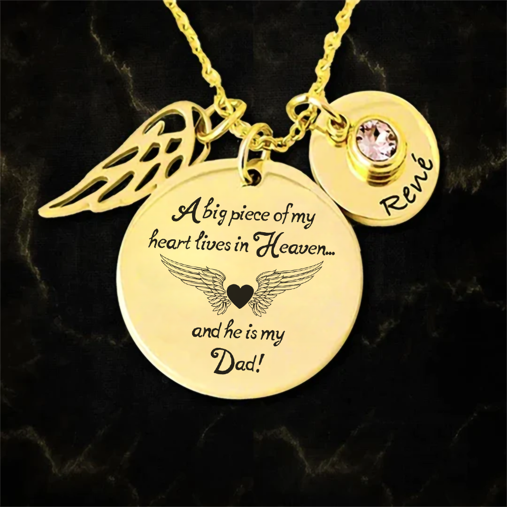 A Big Piece Of My Heart - Memorial necklace
