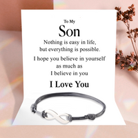 Infinity bracelet - To my Son or Daughter