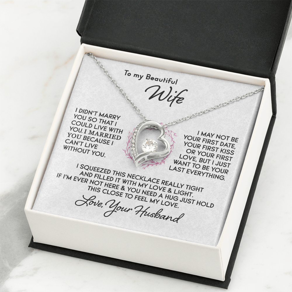 To My Wife - You’re my Everything - Heart Necklace