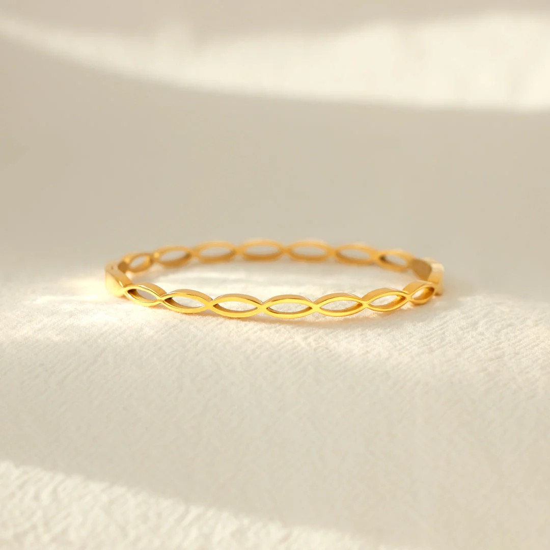 To My Female Friends - Matching Wave Bracelet