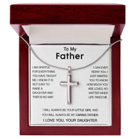 To my Dad - Luxury cross necklace