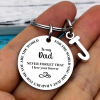 To my Mum/Dad - Family Keychain