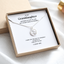 To my Granddaughter - Interlocked heart necklace